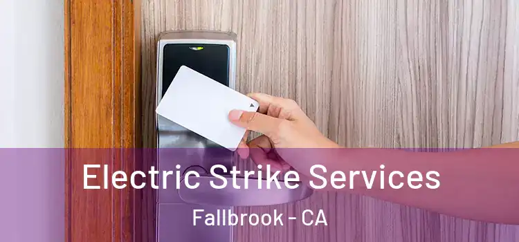 Electric Strike Services Fallbrook - CA