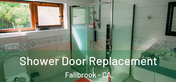 Shower Door Replacement Fallbrook - CA